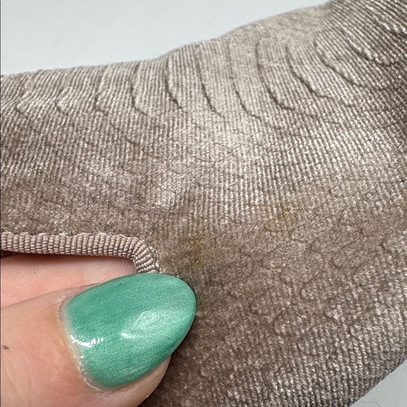 Birdies The Phoebe Python Embossed Velvet Mules Size 8.5 - Picture 10 of 13